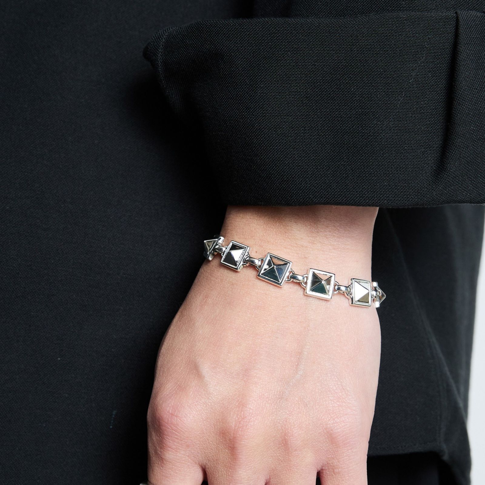 XOLO JEWELRY ブレスレット / Studs Link Bracelet -10mm- (XOB113)SILVER925☆新作発売！
