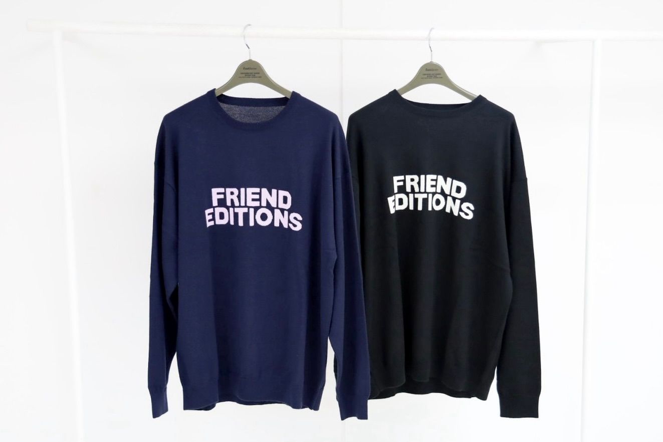 フレッシュサービス 26AW HIGH GAUGE INTARSIA KNIT "FE MONOGRAM"(FSC263-80126FE)BLACK☆8月29日(土)新作発売！