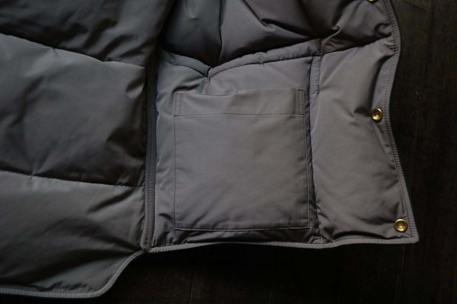 アプレッセ Suede Down Vest(24AAP- 01-06H)GREEN☆10月19日(土)発売！