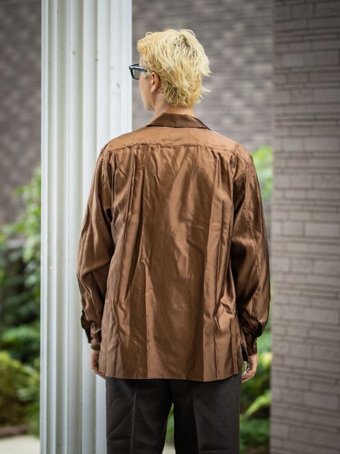 MARKAWARE ITALIAN OPEN COLLAR SHIRT MARKスタイル