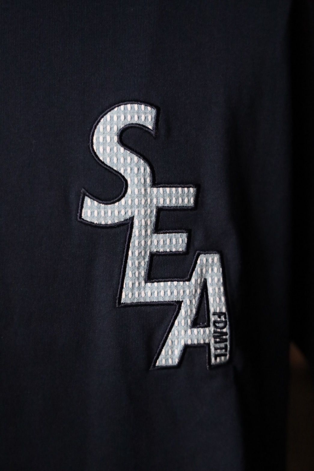 ファンダメンタル Tシャツ FDMTL×WIND AND SEA"PATCH TEE"NAVY☆10月5日(土)発売！