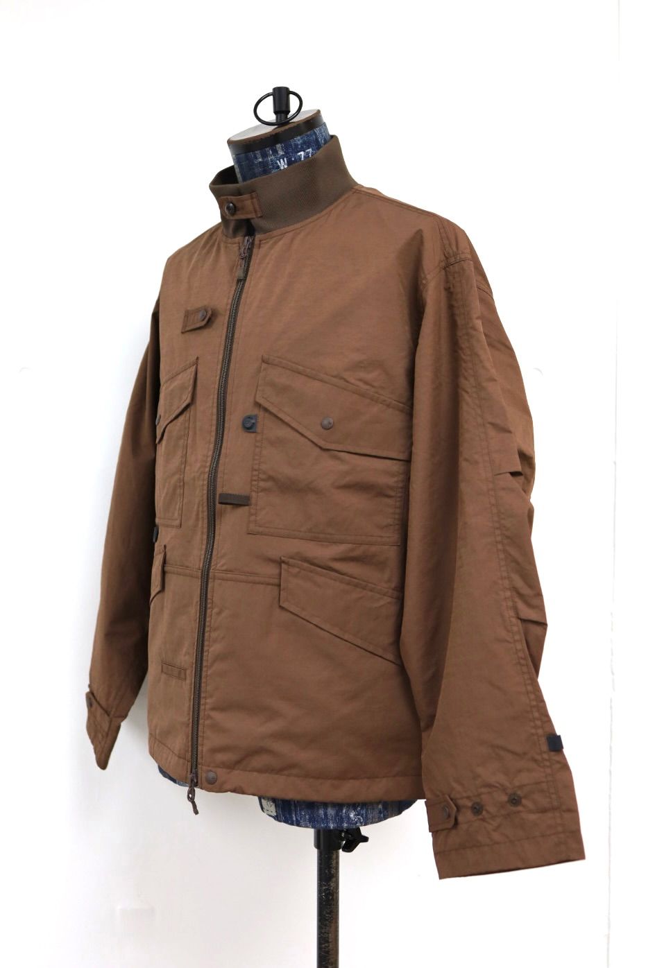 DAIWA PIER39(ダイワピア39) TECH MIL MECHANICS JACKET(BJ-20026)BROWN GRAY☆2月21日(土)発売！