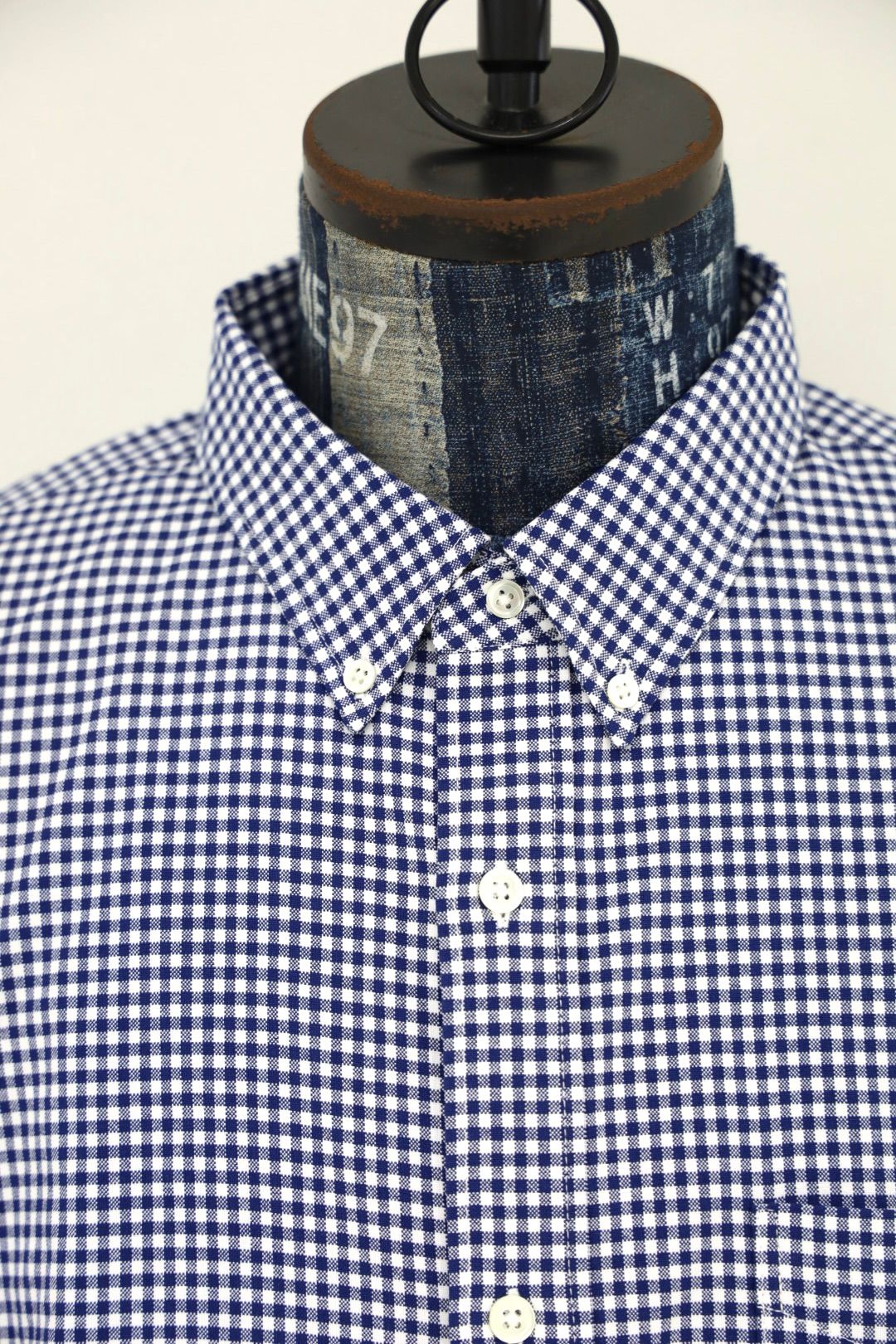フレッシュサービス DRY OXFORD CORPORATE L/S B.D.SHIRT(FSC262-50103B)NAVY PLAID☆8月22日(土)新作発売！