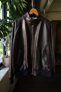 アプレッセ Leather Harrington Jacket(24AAP-01-41H)BROWN☆9月21日(土)発売！