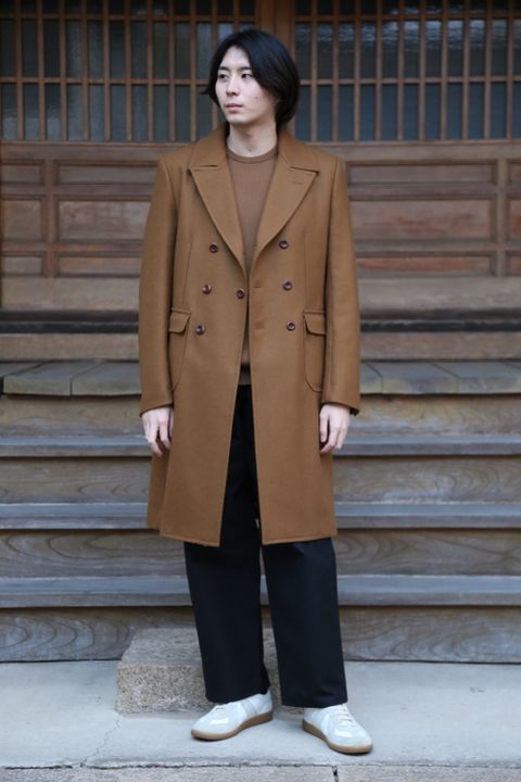 JUNYA WATANABE CDG MAN 新作ウールメルトン×ウールナイロンツイードコート style.2020.11.29.