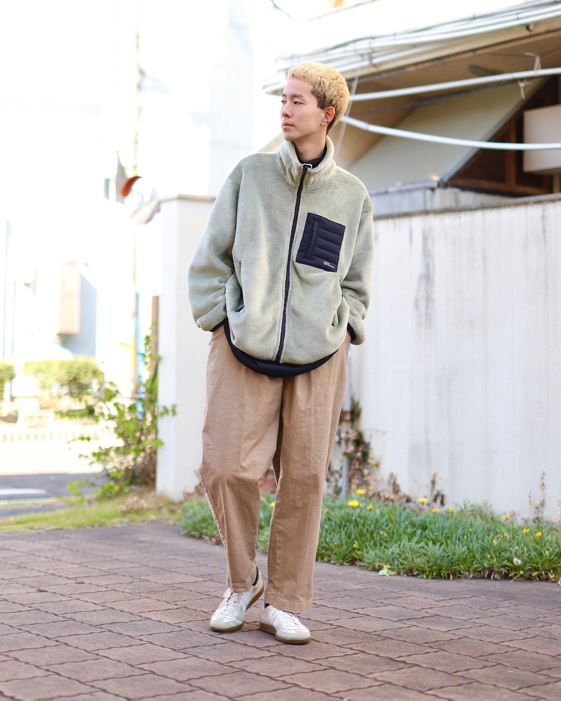 STRIPES FOR CREATIVE FW23 DOWN POCKET PORLATEC JACKETスタイル