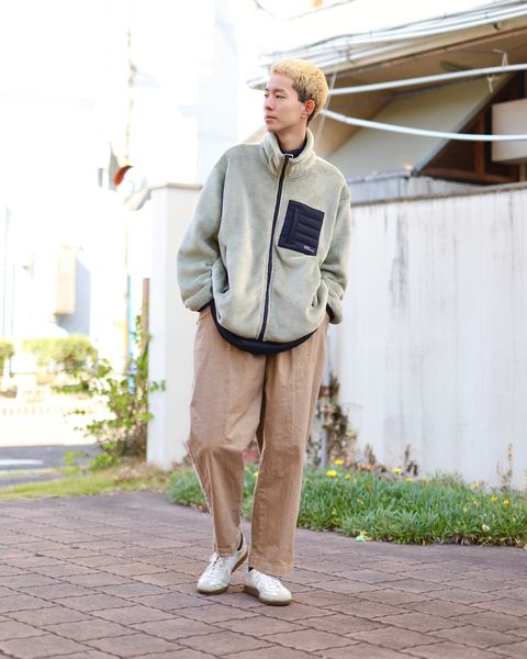 STRIPES FOR CREATIVE FW23 DOWN POCKET PORLATEC JACKETスタイル