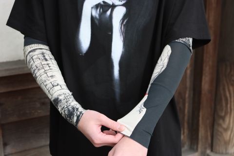 yohji yamamoto ULTIMA DENSE PLAIN STITCH WOMAN PRINT SHORT SLEEVES style.2022.1.30. ※2月2日発売