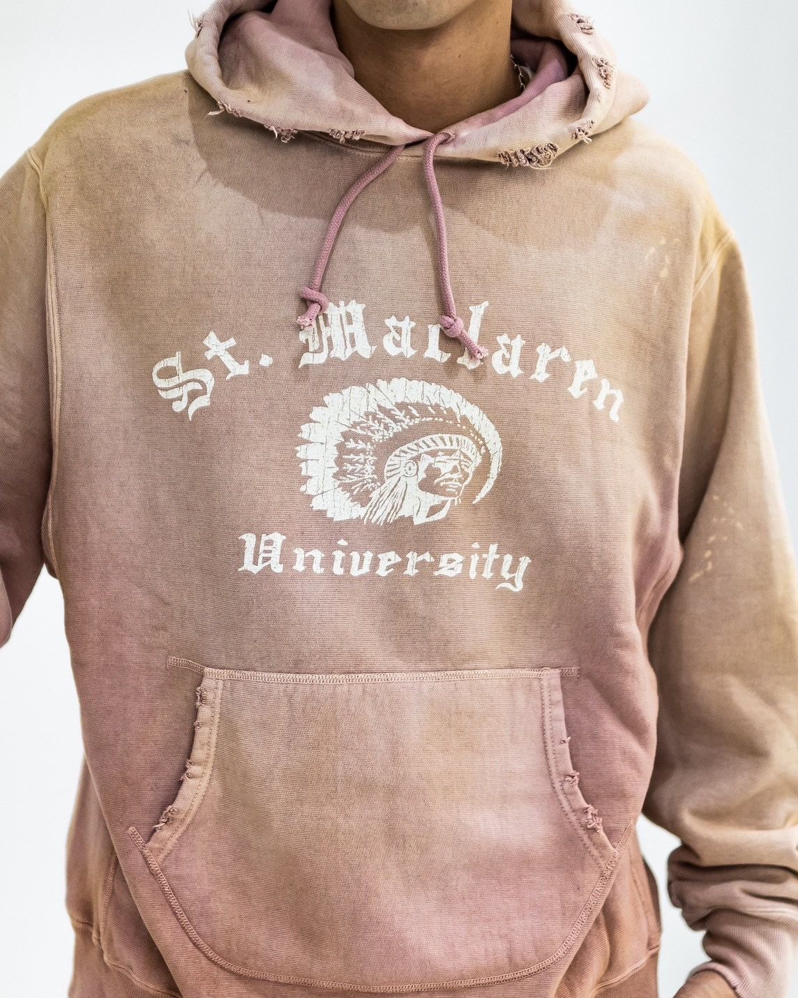 BOW WOW 25FWバウワウ ST. MACLAREN UNIV. HOODIE AGED(BW252-MUH)AGED PINK★10月4日(土)発売！