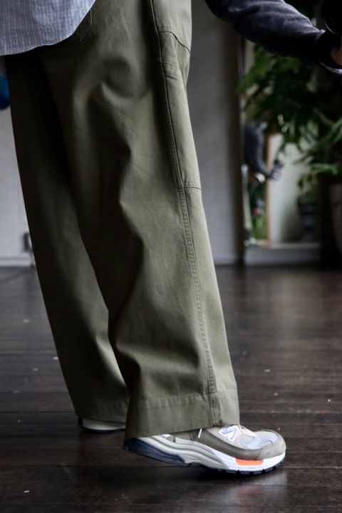 A.PRESSE 23SSパンツ USAF Hemmed Bottoms(23SAP-04-14M)OLIVEスタイル