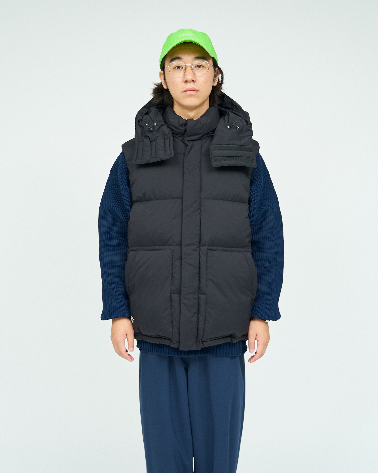 フレッシュサービス CORPORATE DOWN VEST(FSC243-10112B)BLACK