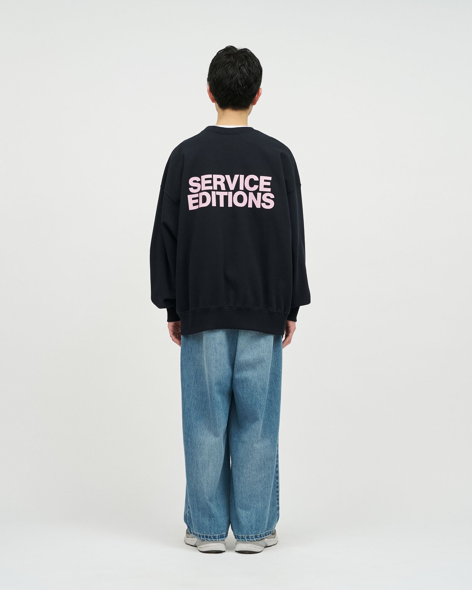 フレッシュサービス FRIEND EDITIONS LIGHT OZ CREW NECK SWEATER(FSC261-70093FE)NAVY☆3月14日(土)発売！