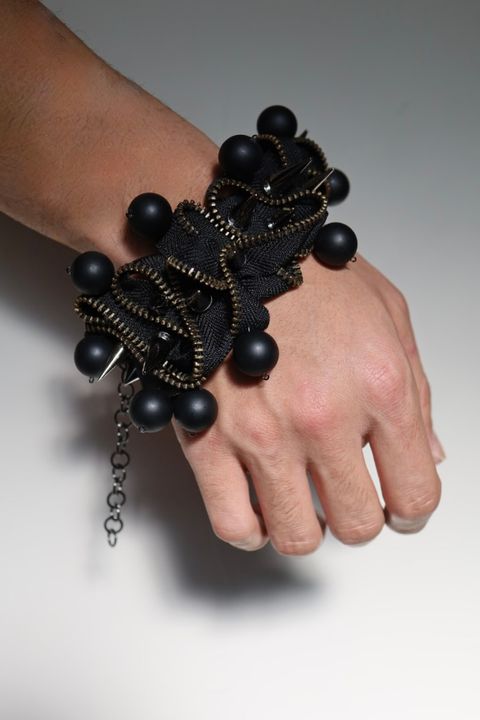 Yohji Yamamoto SPIKE BRACELET (HK-A49-940)BLACK☆3月18日発売！