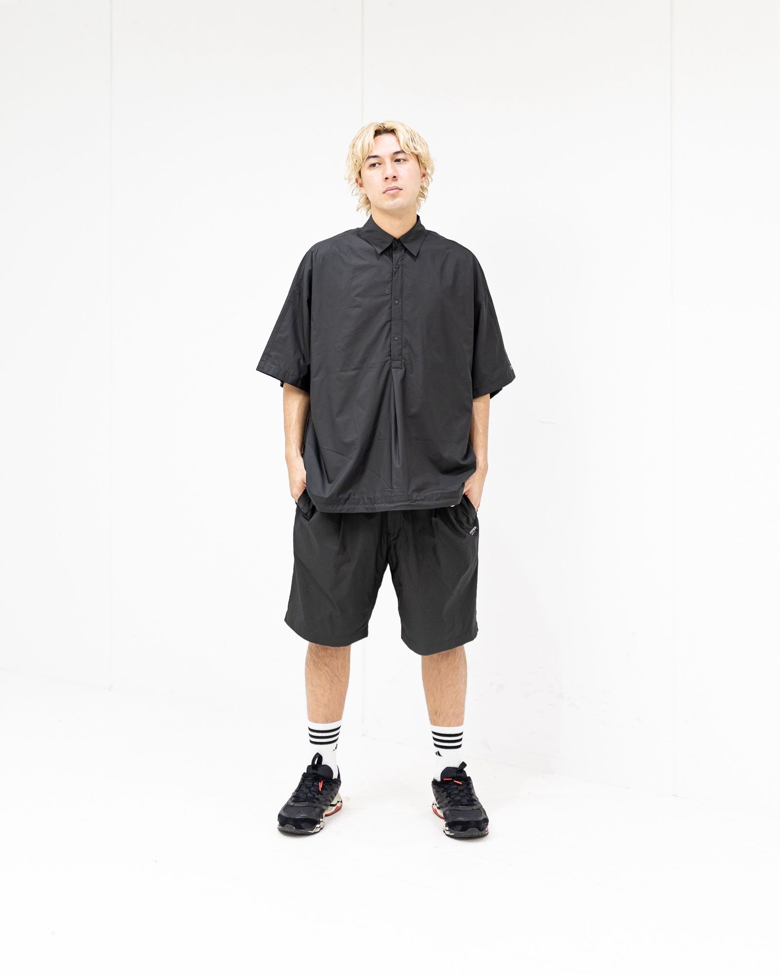 グラフペーパー 26SS PERTEX QUANTUM AIR Wide Chef Shorts(GM261-40301)CHARCOAL☆3月28日(土)発売！
