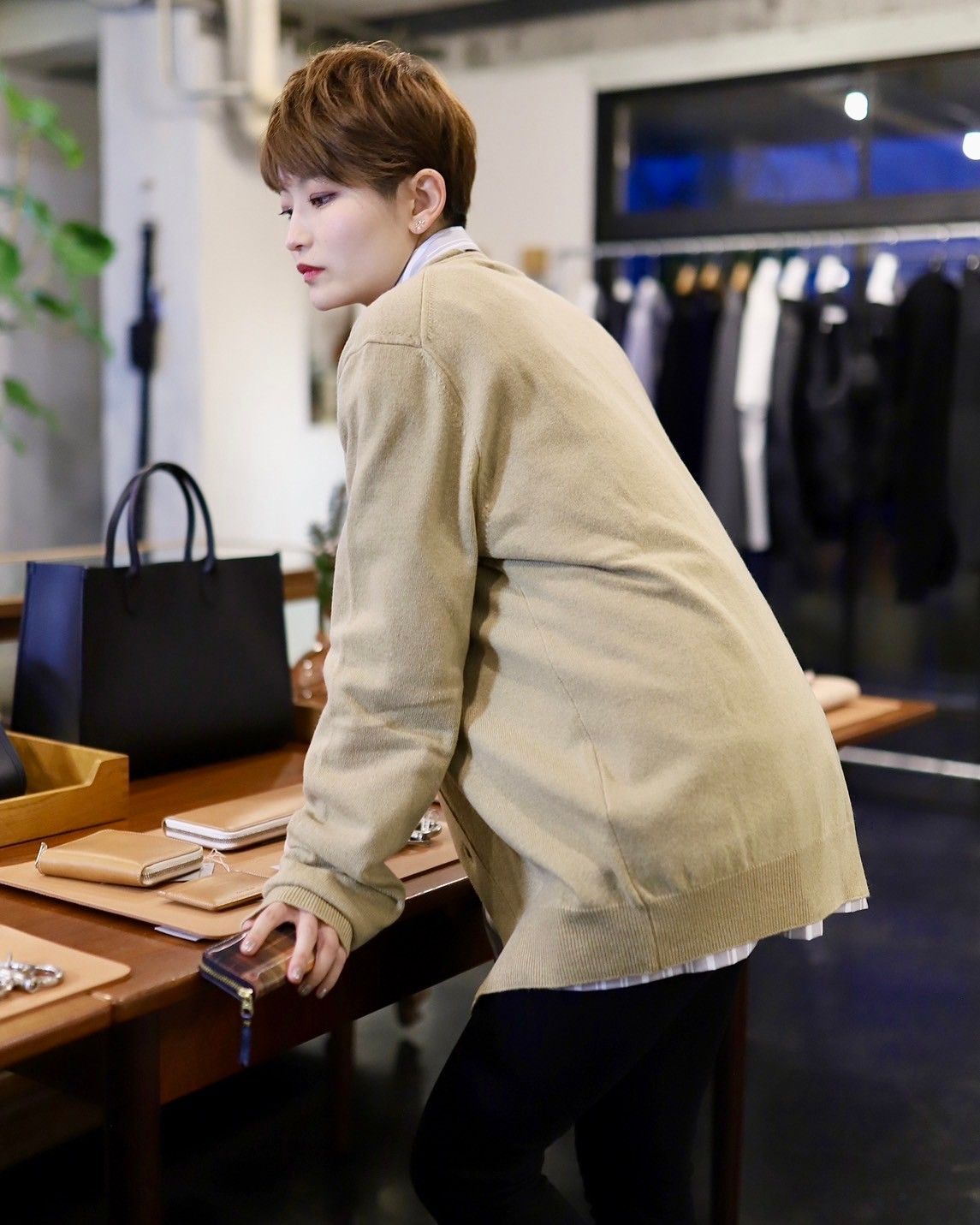 プレイ コムデギャルソン 新作 PLAY CARDIGAN style.2023.12.18