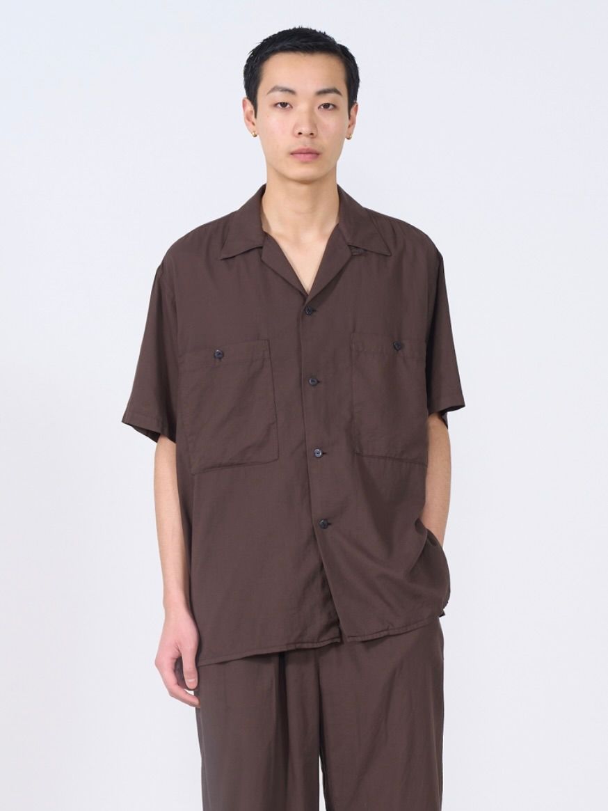YOKE - ヨーク25SUMMER シャツ GARMENTDYED COTTON SILK TWILL