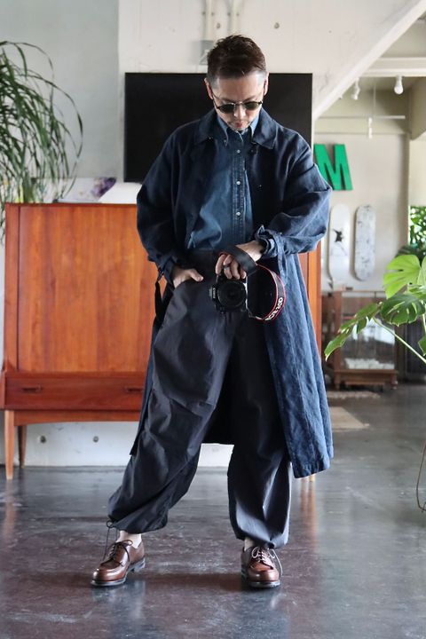 Ets.MATERIAUX 22SS M38 Motor cycle coat"BLUE"style