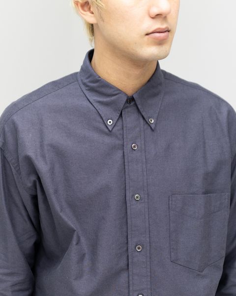 Graphpaper Oxford L/S B.D Box Shirt (GRAY) 1月10日(土)新作発売！