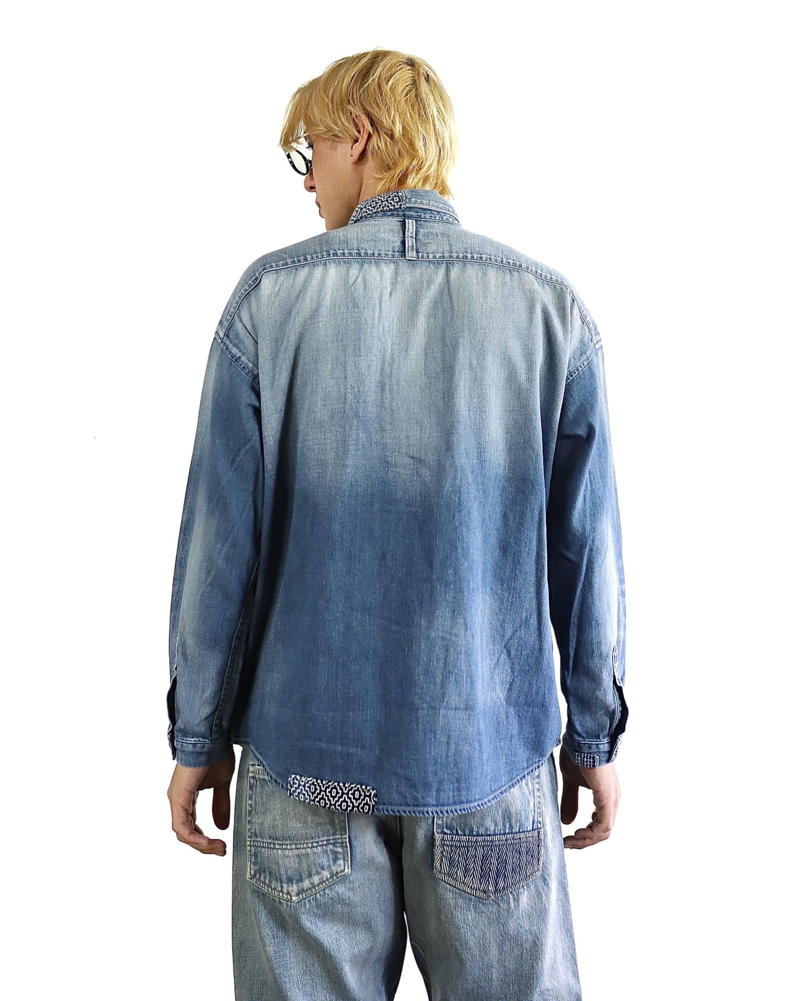FDMTL 24SS DENIM SHIRT 3YR WASH style 2024.4.14