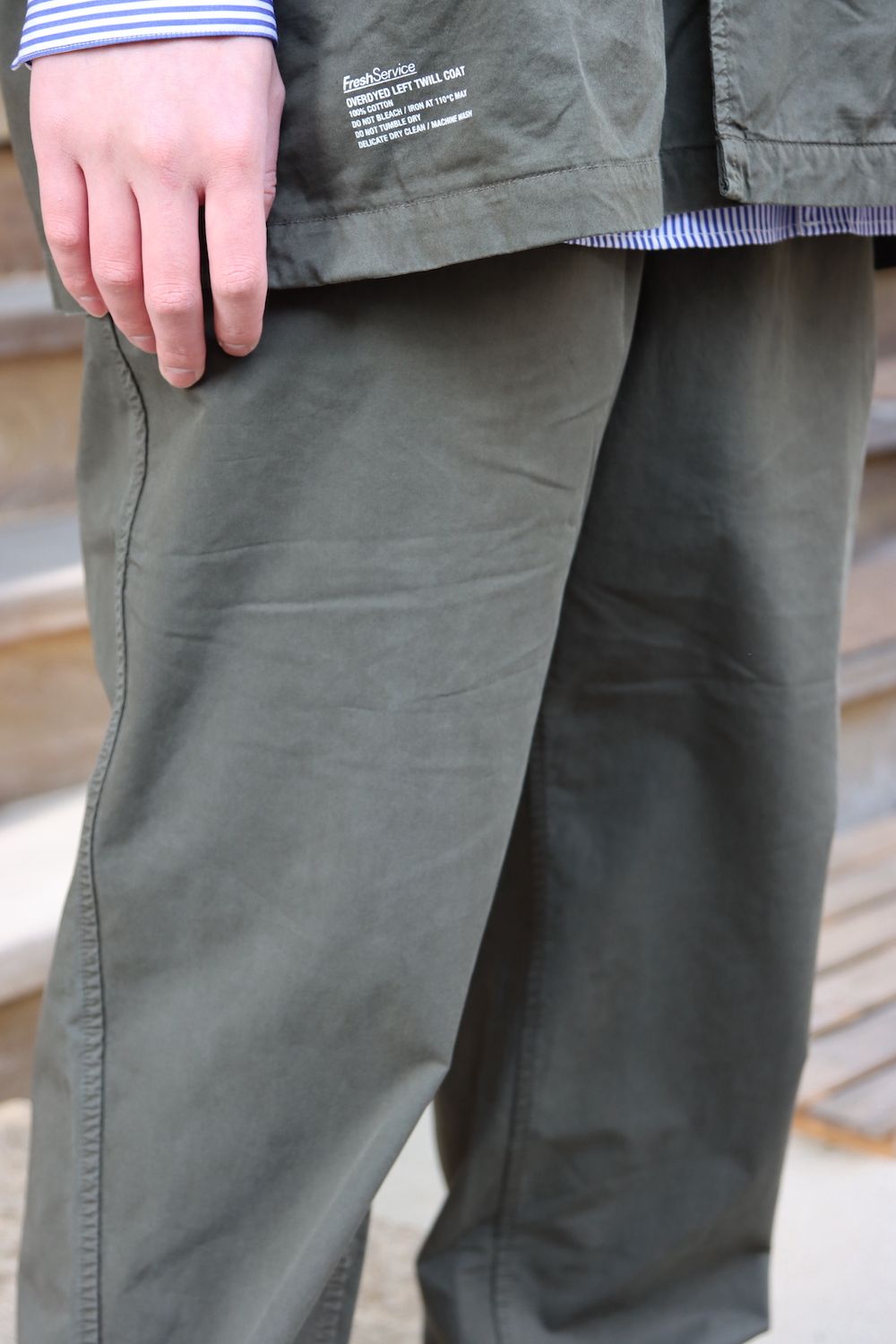 FreshService OVERDYED LEFT TWILL セットアップ