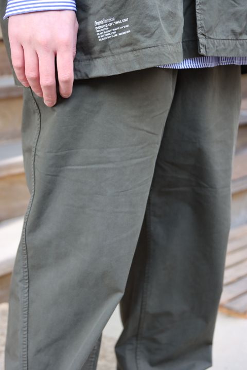FreshService OVERDYED LEFT TWILL COAT(FSW-22-CT_38) style.2022.3.5