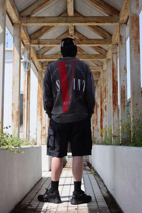 ©SAINT M×××××× 22SS VLONE LS TEE  style.2022.4.6. ※4月9日(土)発売