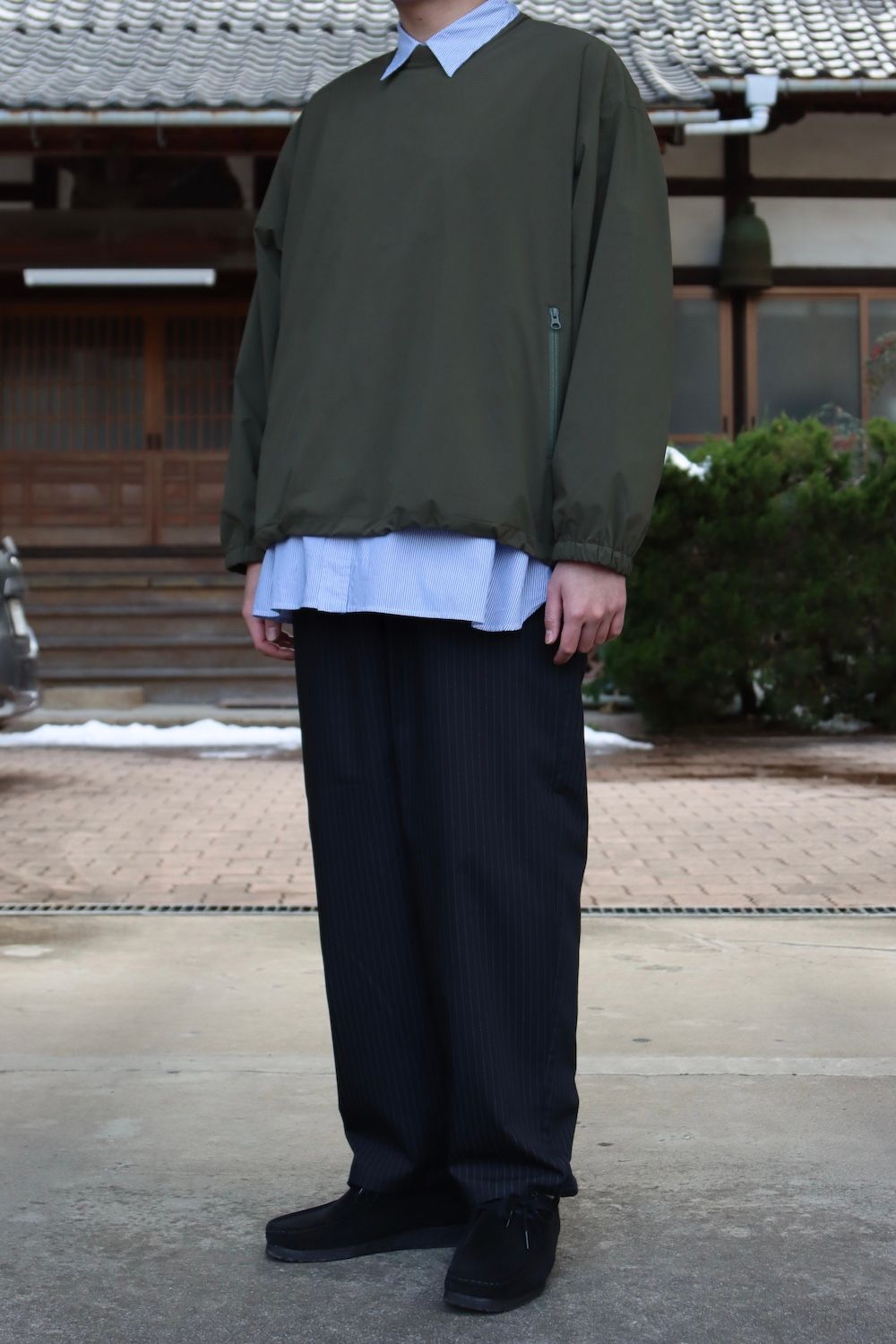 FreshService SOLOTEX TAFFETA CREW NECK PULLOVER(FSW-22-PO_48) style.2022.2.18