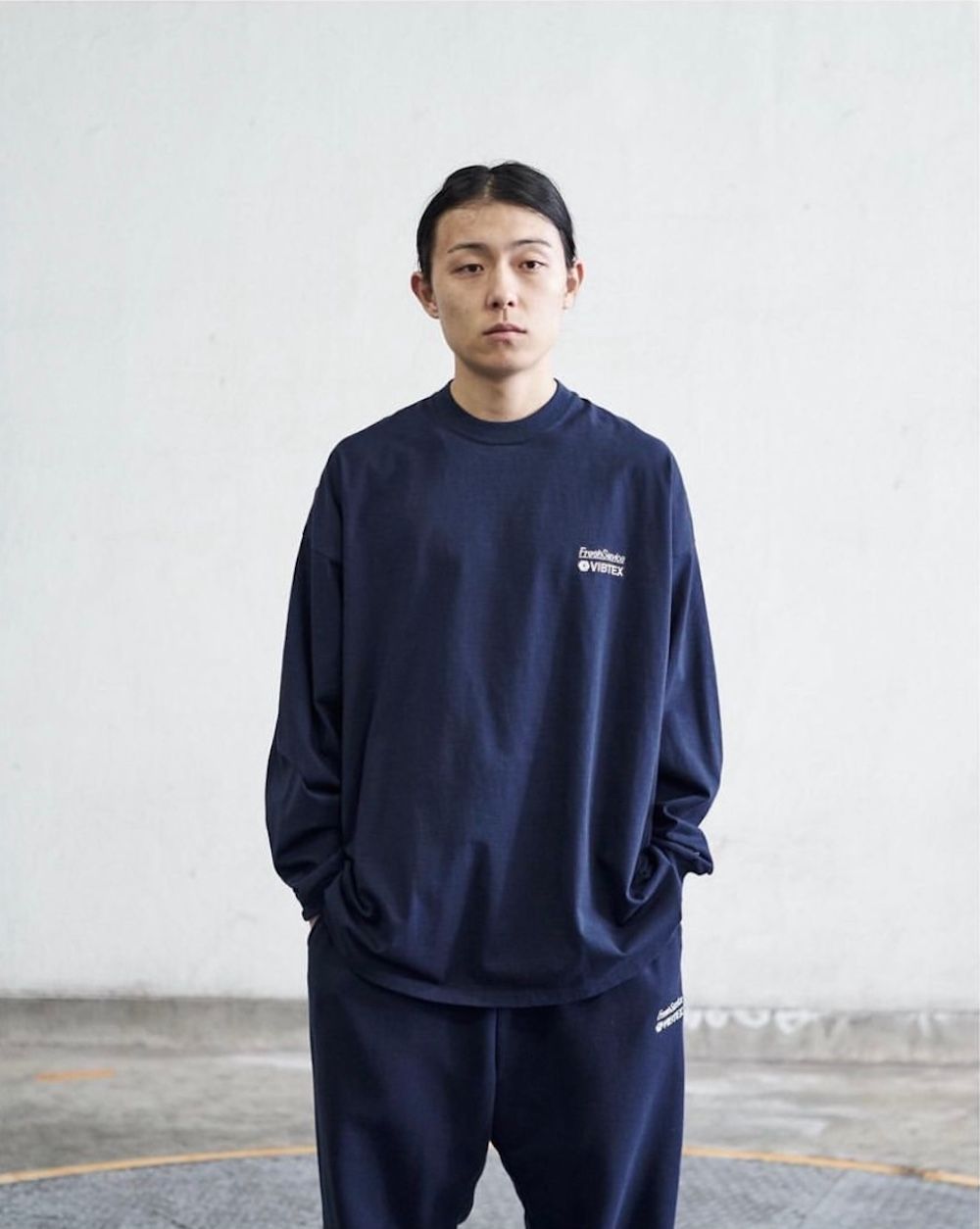 FreshService - VIBTEX for FreshService L/S CREW NECK TEE(FSW-23