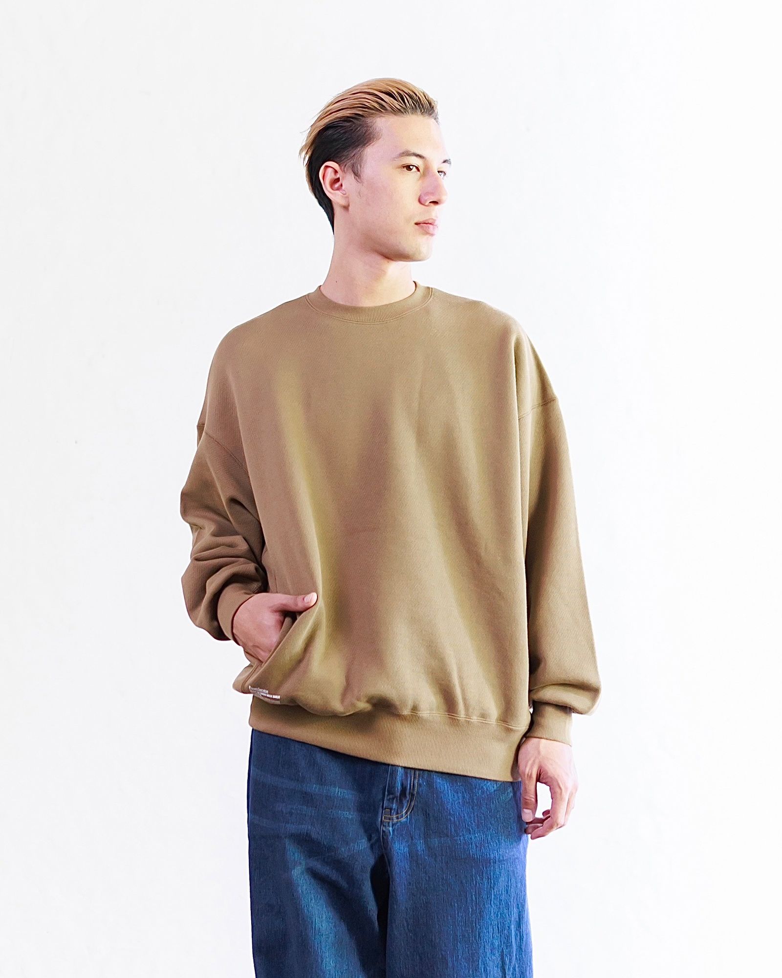 FreshService - フレッシュサービス HEAVY OZ CREW NECK SWEAT(FSC244-70160)COYOTE | mark