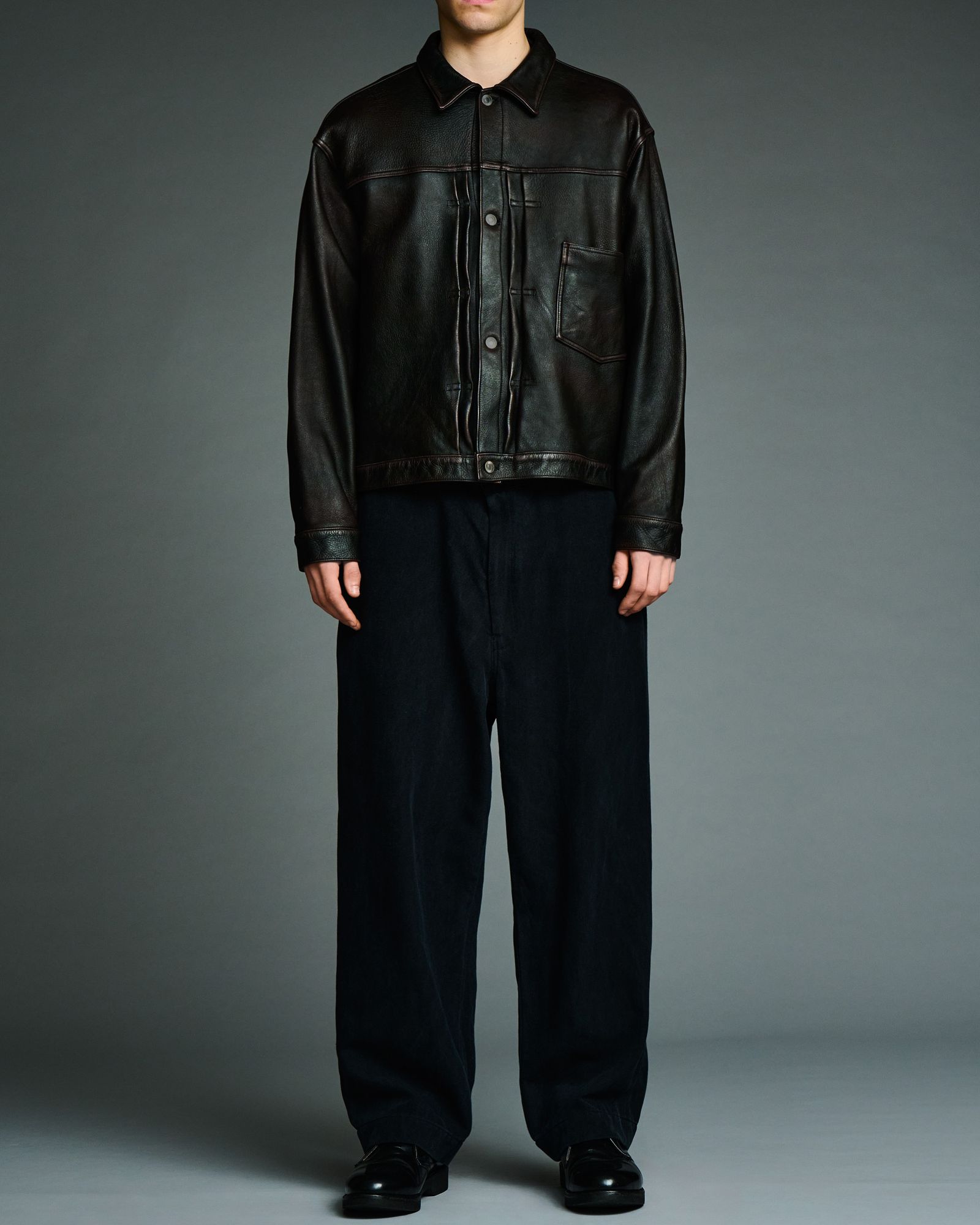 アプレッセ 2026 STYLE2 レザージャケット Vintage Leather 1st Type Jacket(26AAP-01-05) BROWN☆6月6日(土)発売！