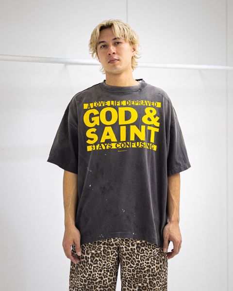 セントマイケル 26SS GOD SAINT SS T-SHIRT (SM-MK8-0000-004)BLACK☆3月20日(金)発売！