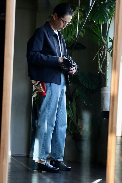 A.PRESSE 23SS Silk Nep Sports Jacketスタイル