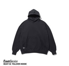 フレッシュサービス HEAVY OZ  PULLOVER HOODIE(FSC244-70161)BLACK