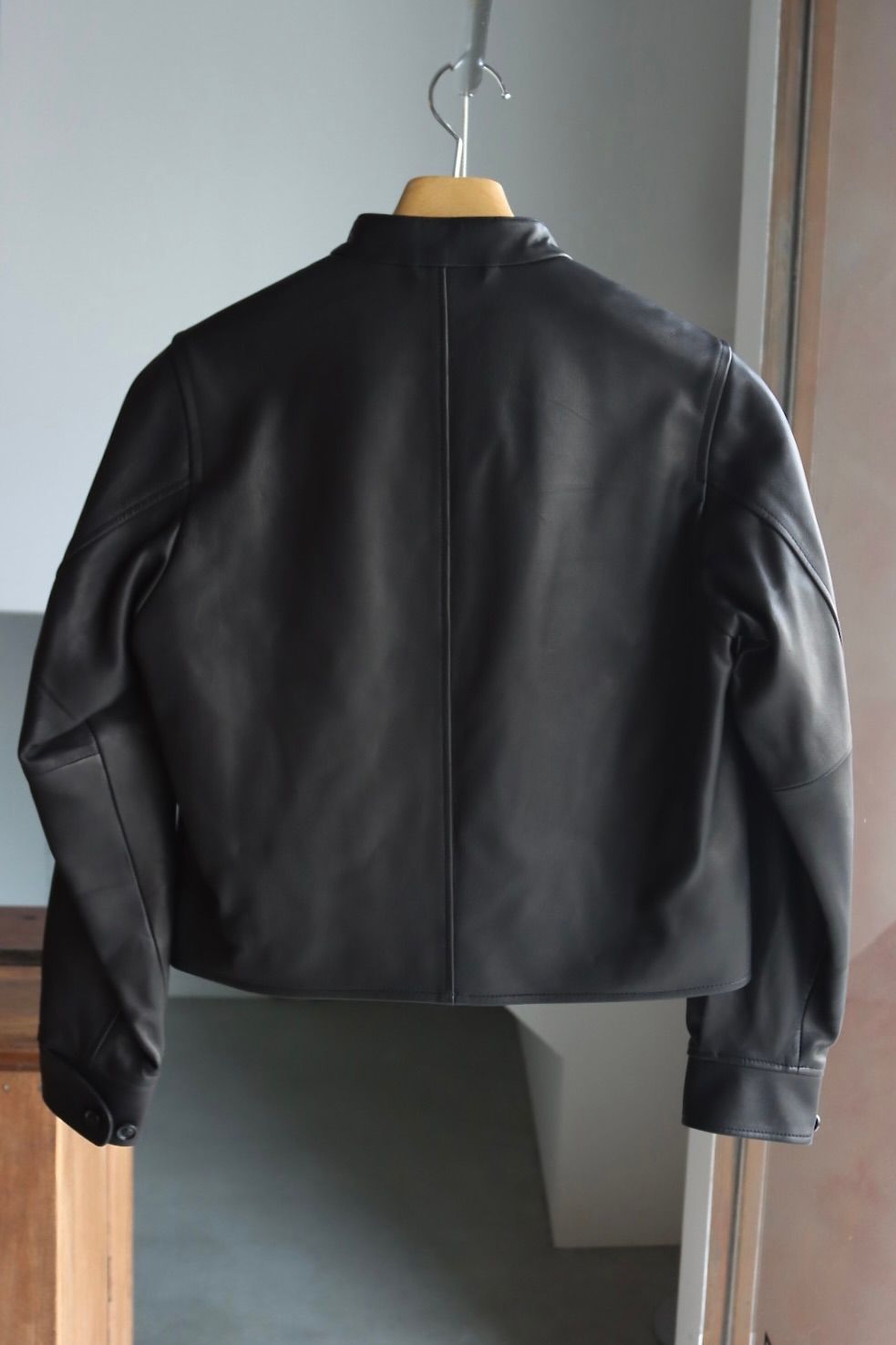 blurhms Women's 25FW Lamb Leather Zip Short Jacket(BHS25F001)Black☆8月29日(金)新作発売！