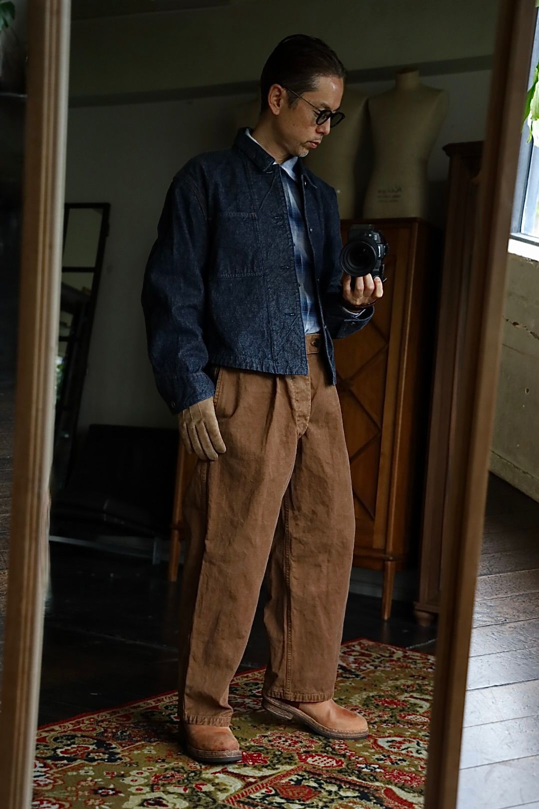 Gurank Railway pants (2554)CAMELスタイル.2025.10.13.