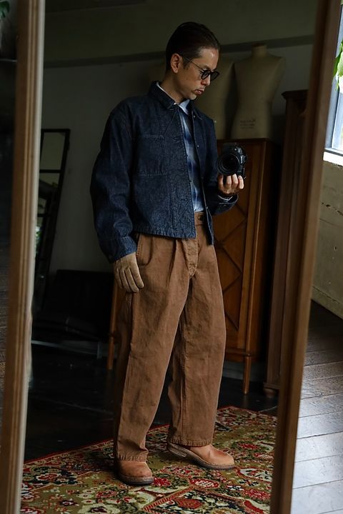 Gurank Railway pants (2554)CAMELスタイル.2025.10.13.