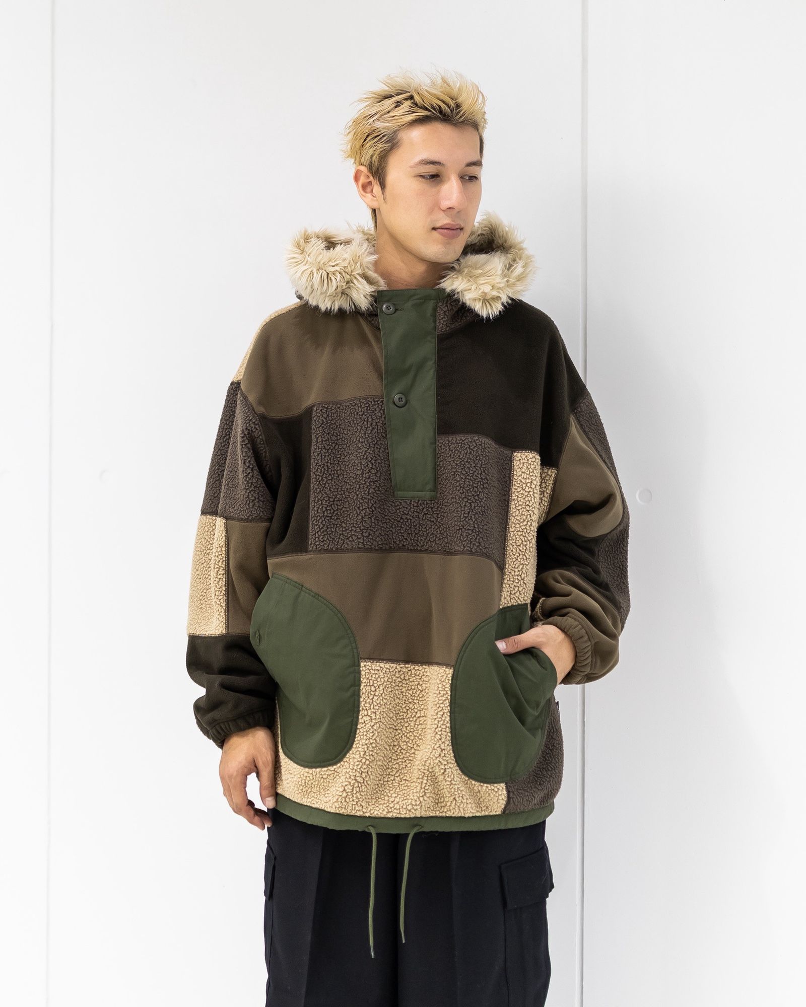 コムデギャルソンオム25FW POLATECボアフリースMIXジャケット(HP-J022-051)BEIGE MIX★10月3日(金)発売！
