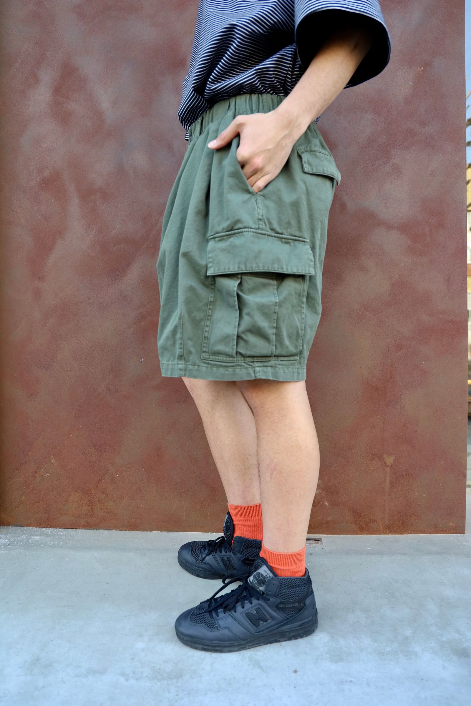 イズネス25SS BALLOON EZ CARGO SHORTS(1005SSPT04)KHAKI☆発売！