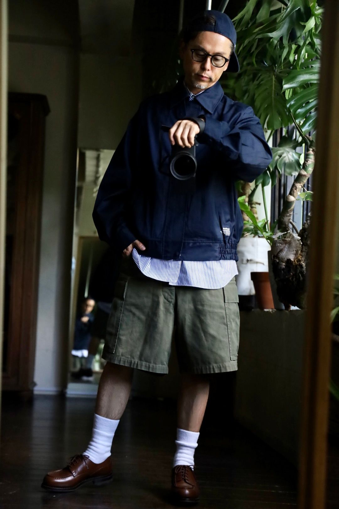 フレッシュサービス CORPORATE BLOUSON (NAVY)