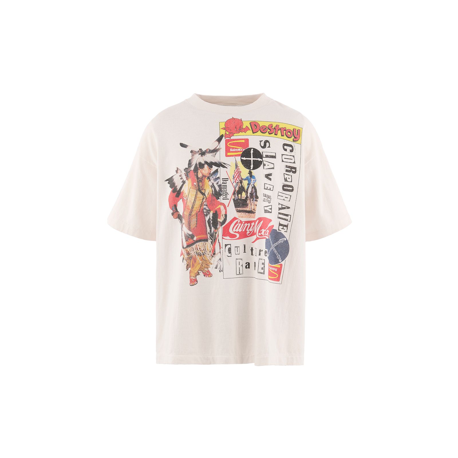 セントマイケル 26SS JR_SS T-SHIRT/DESTROY(SM-MK8-0000-C03)WHITE☆3月20日(金)発売！