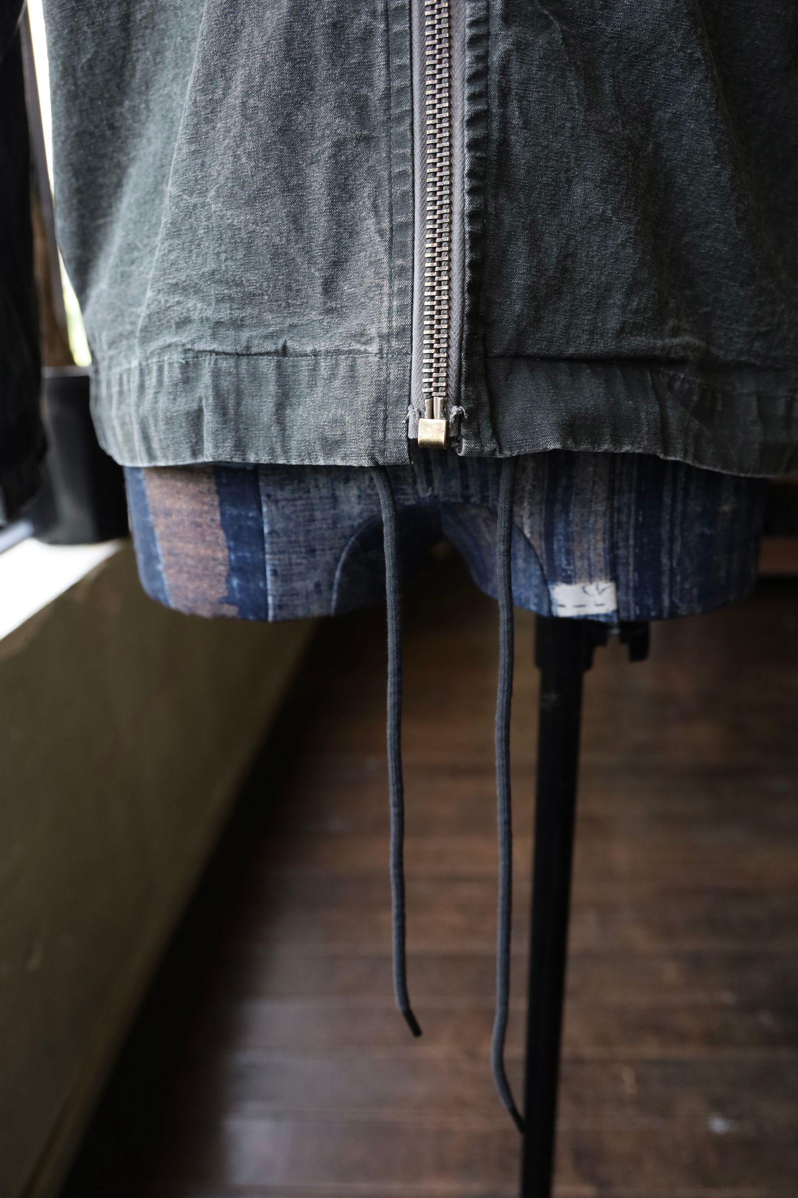 アプレッセ 2025 STYLE2 Vintage US Navy Zip Hoodie (25AAP-01-54)OLIVE