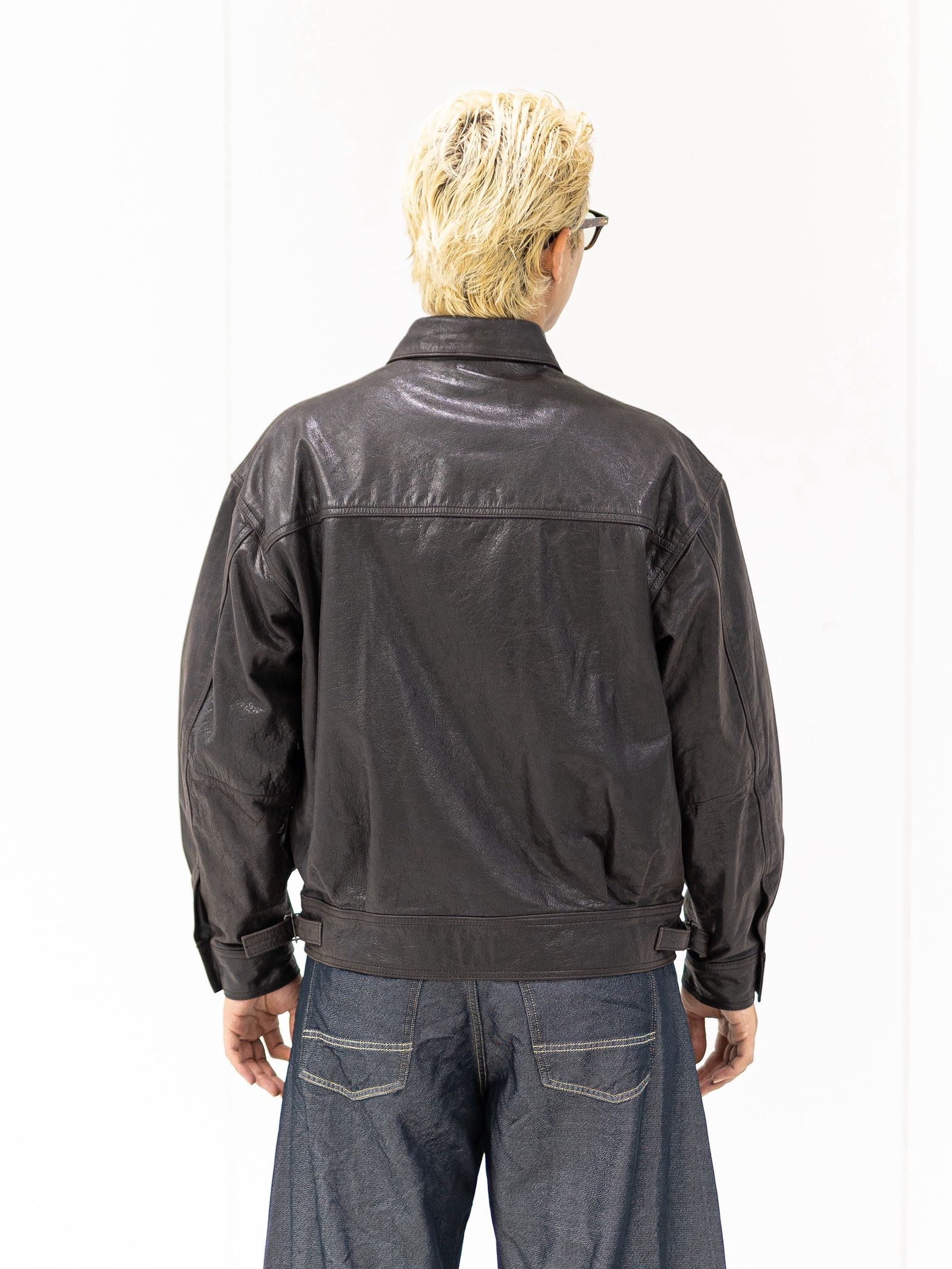 YOKE Leather Flight Jacket MARKスタイル