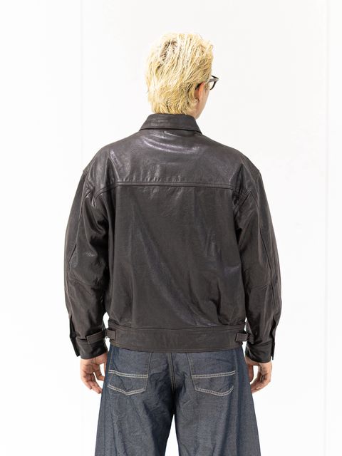YOKE Leather Flight Jacket MARKスタイル
