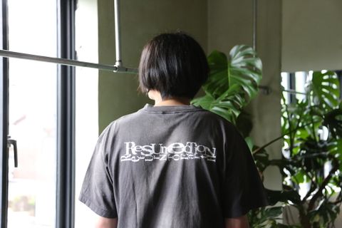 ©︎SAINT M×××××× T-SHIRT BLOCK(SM-A21-0000-001)BLACK style.2021.7.9
