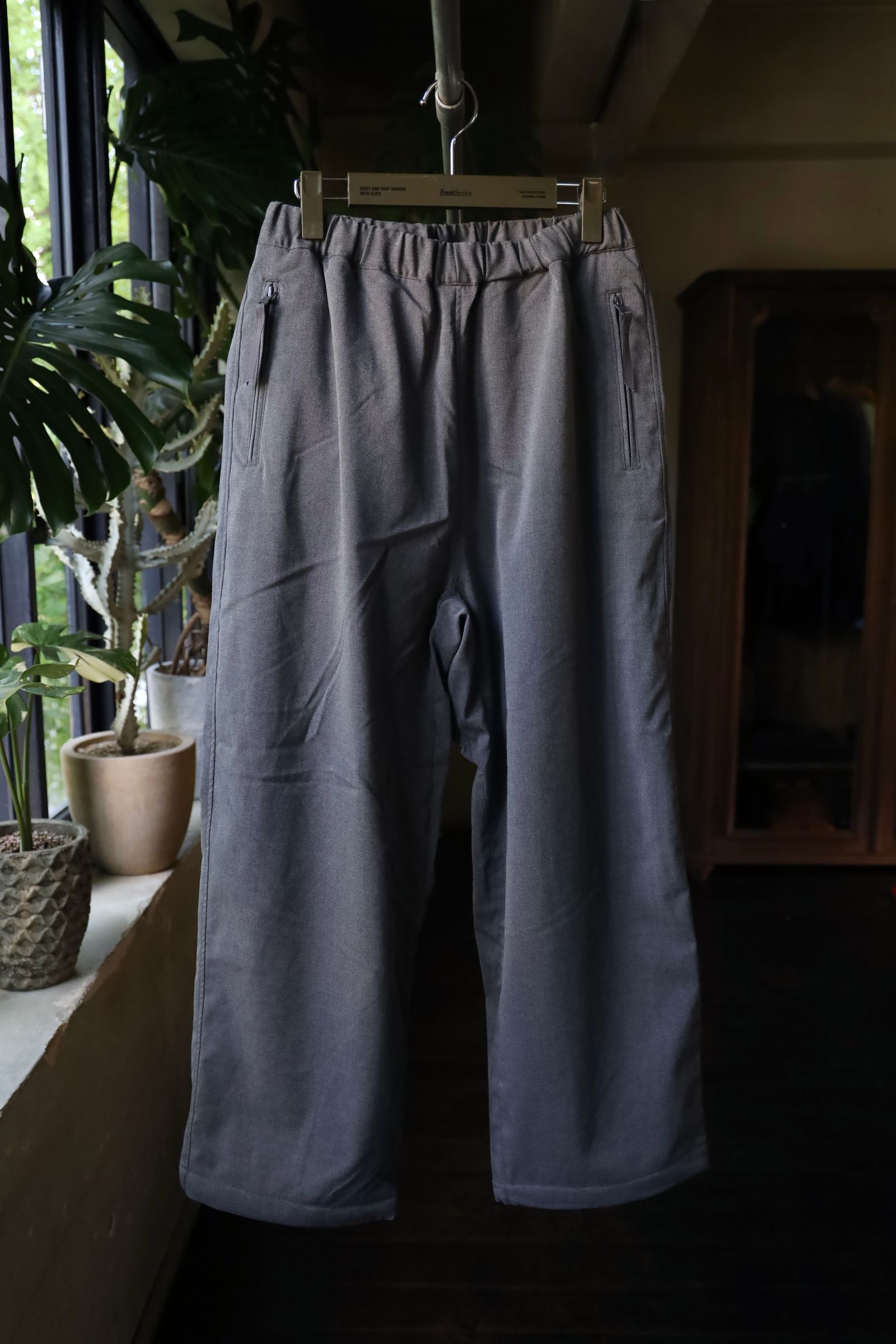 フレッシュサービス WARM CLOTH TRACK PANTS w/Octa (FSC243-40175)H.GRAY