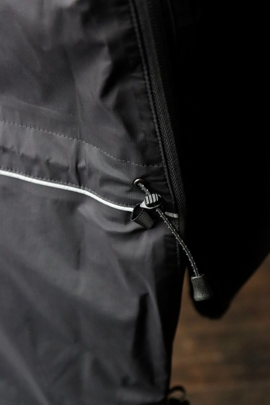 is-ness イズネス24SS 3-LAYER TRANSFORMABLE JACKET(1006SSJK01)BLACK