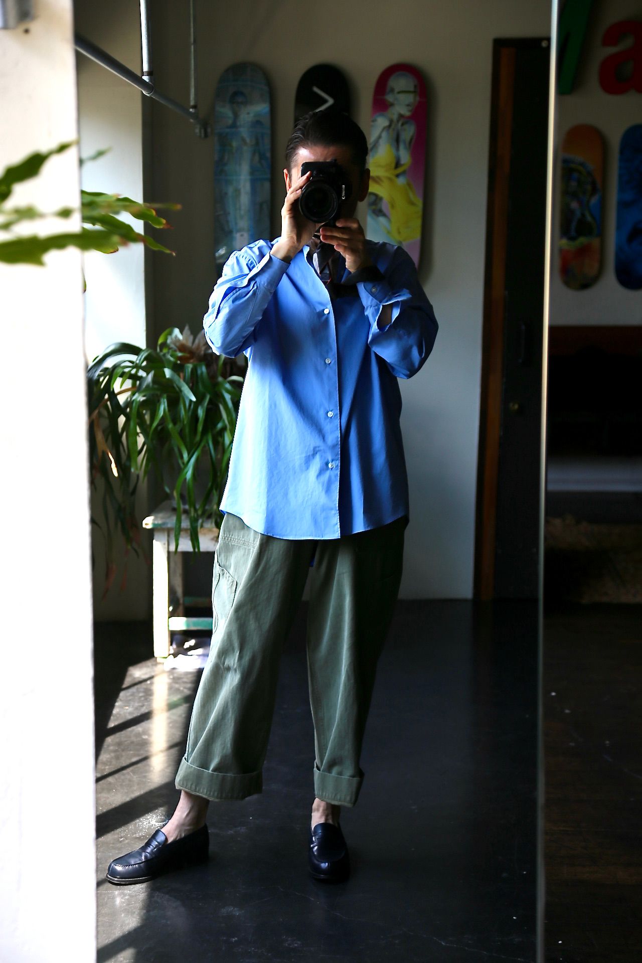 A.PRESSE Regular Collar Shirt