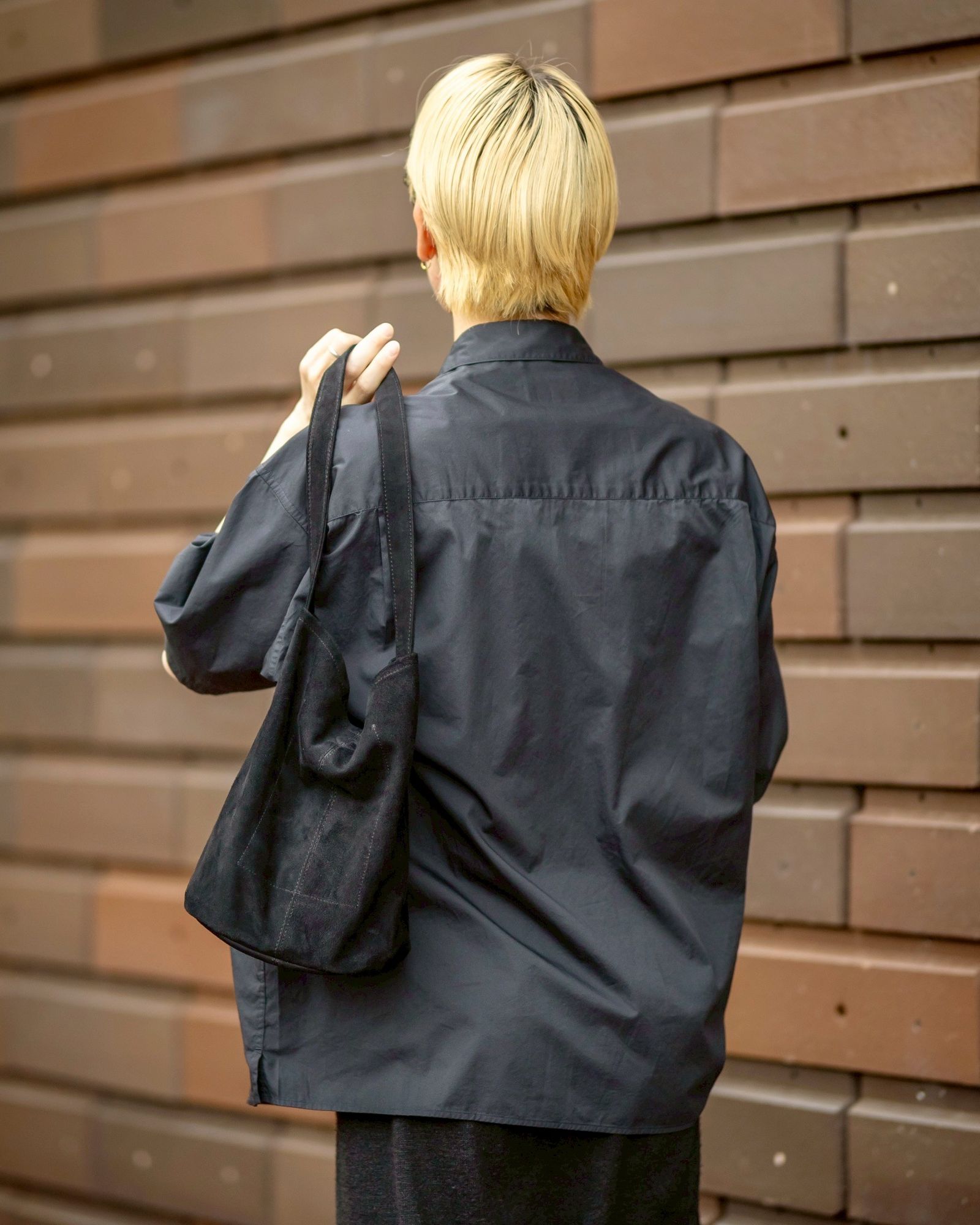 Morphee / モルフェトートバッグ CYLINDER S (CYS-OBK-1 )OIL SUEDE BLACK