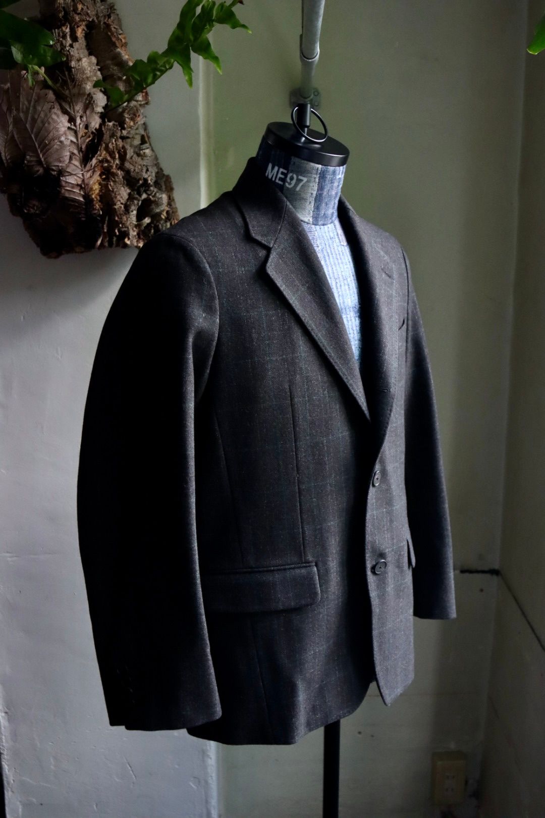 A.PRESSE - アプレッセ Windowpane Jacket(23AAP-01-20M)CHARCOAL | mark