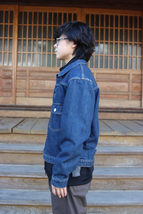 CIOTA 本藍スビンコットン13.5ozデニムGジャン(JKLM-101M-NIDBL-D) style. 2021.10.13.